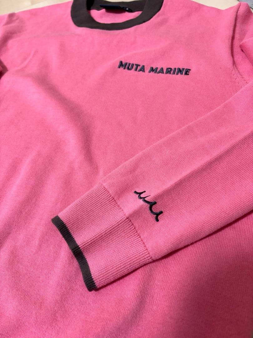 祝日価格！muta MARINE マルニーバイカラー ニットセーター