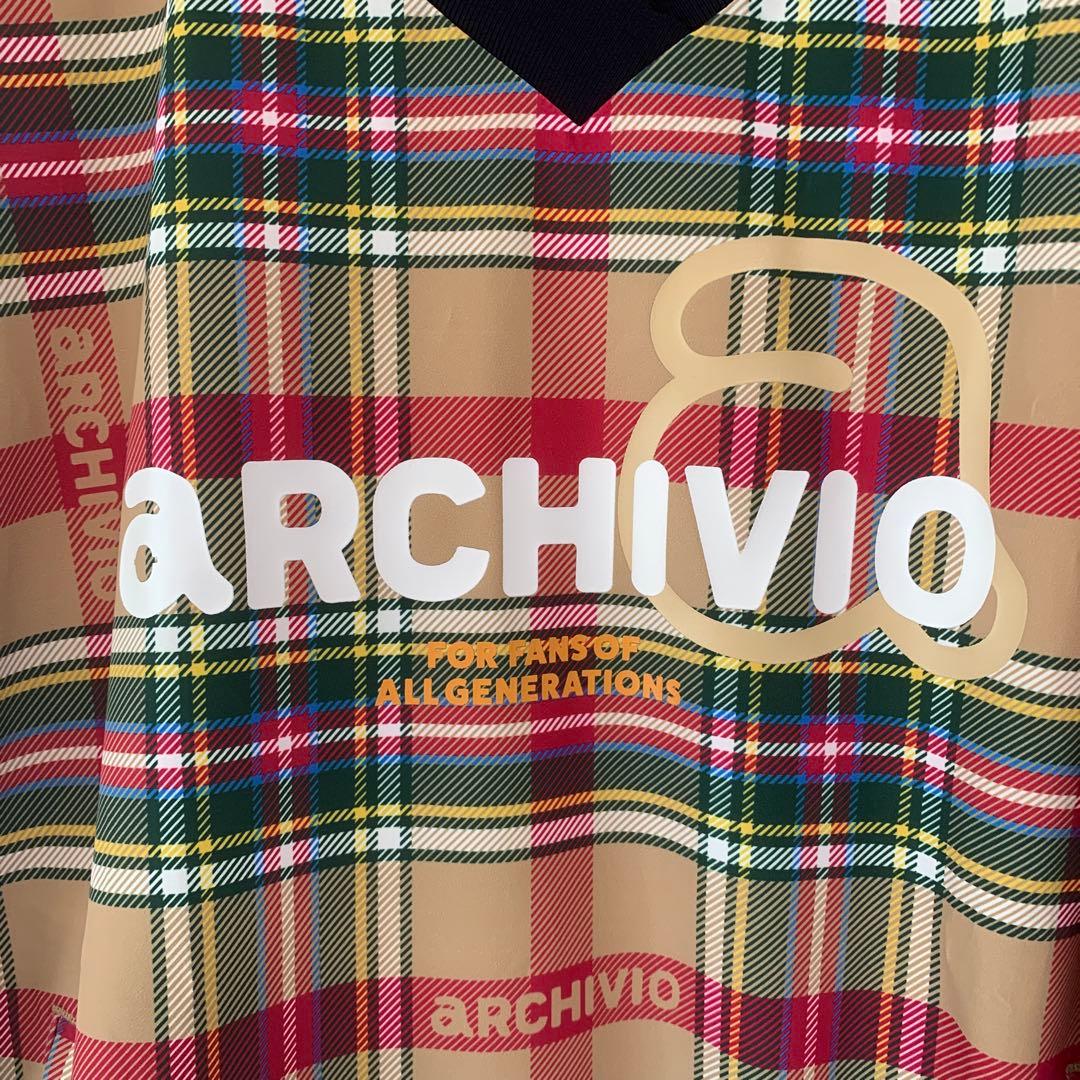 アルチビオarchivio チェック柄 Vネックスニード38