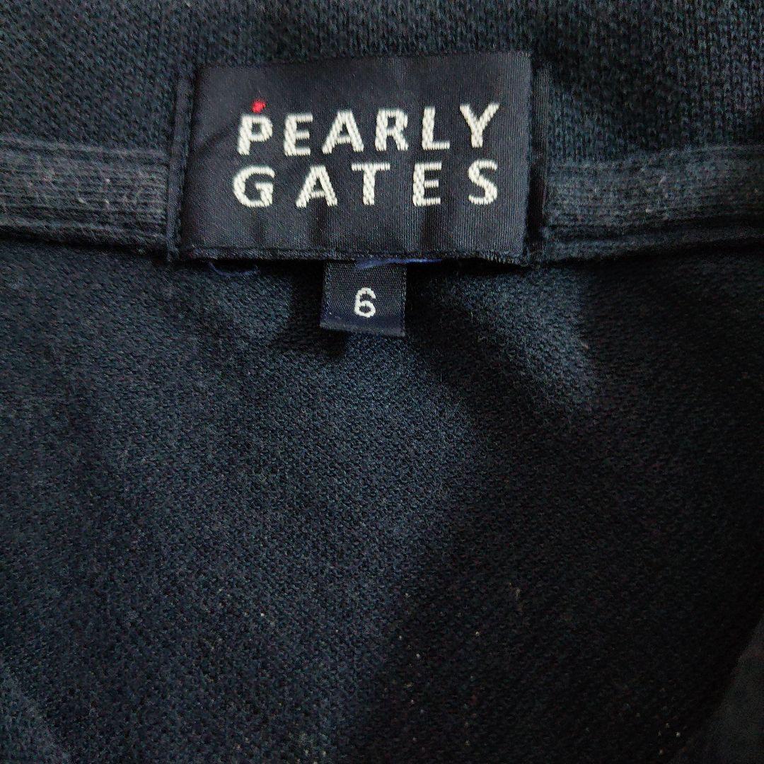 PEARLY GATES ポロシャツ メンズ 6 (LL) ネイビー（濃紺）