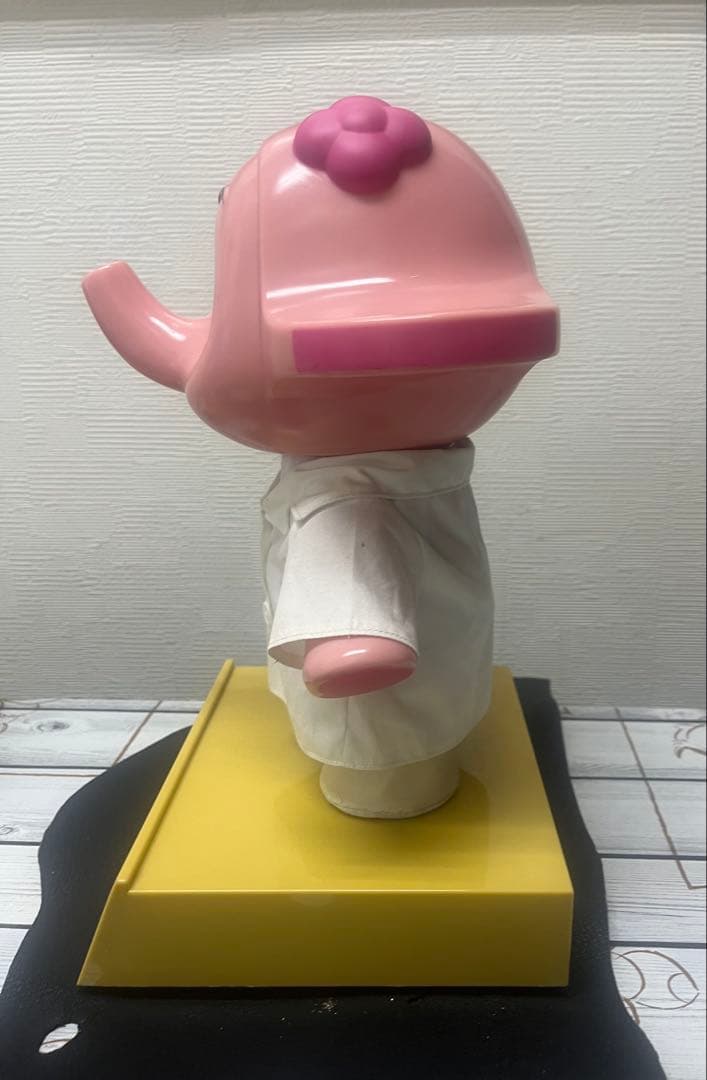 サトちゃん 佐藤製薬 白衣 特大 約35cm フィギュア台座 引出&本革敷物付き