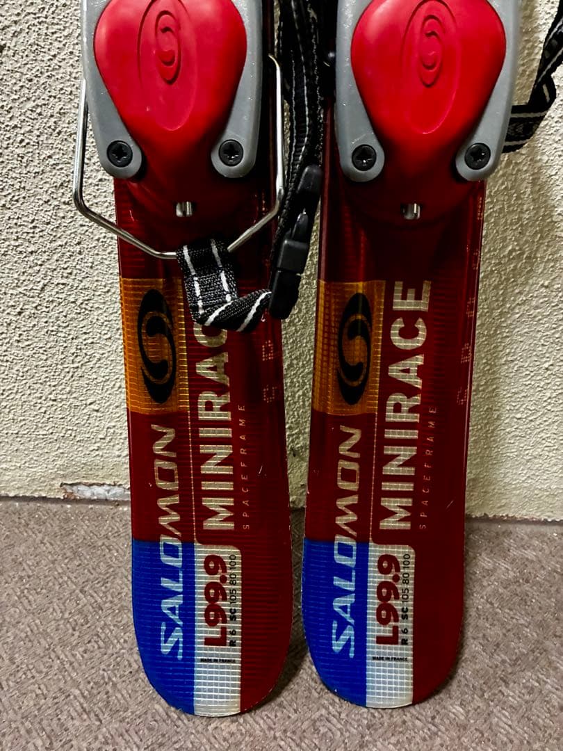 ショートスキー　スキー板　サロモン　スノーブレード　MINIRACE　98cm