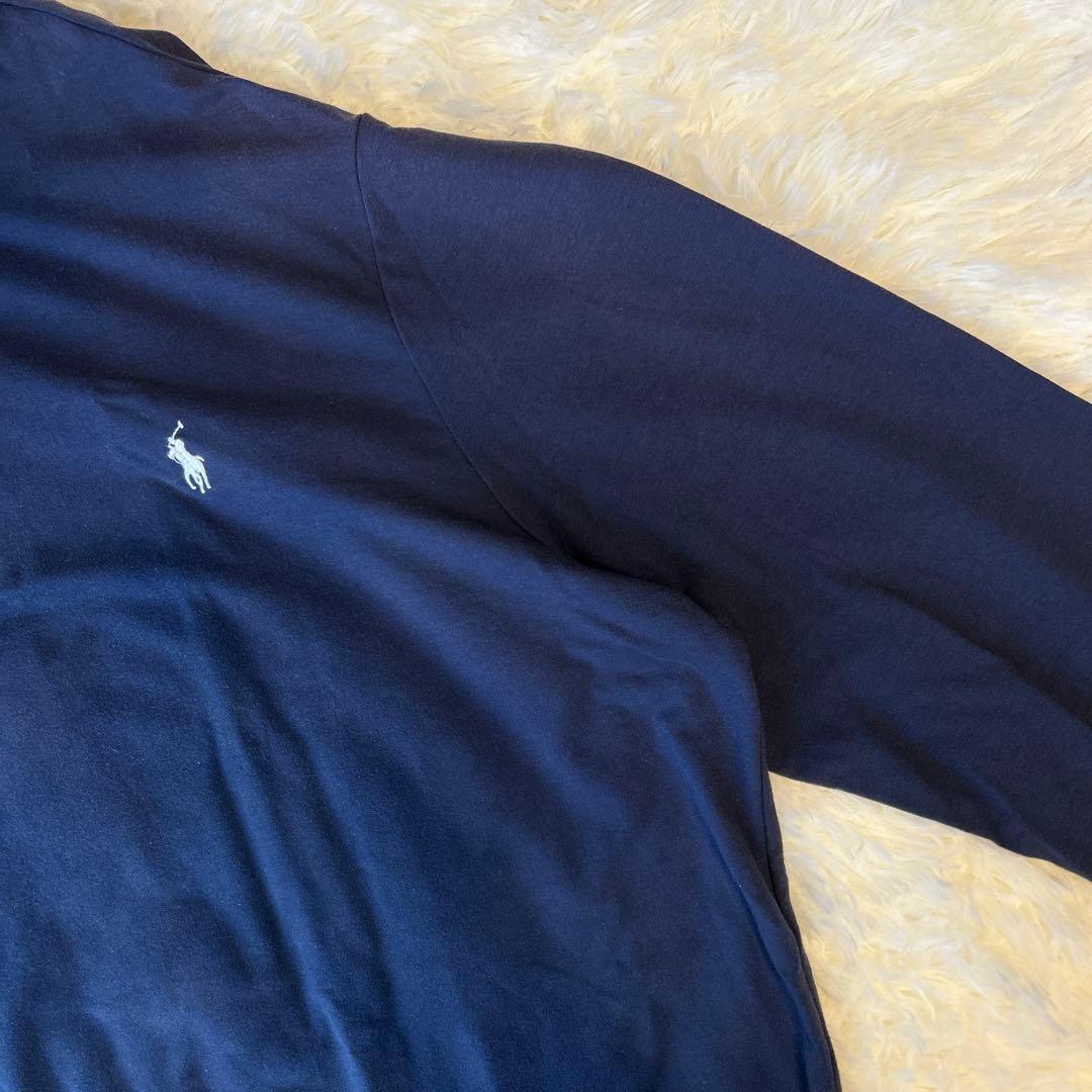 POLO GOLF ポロゴルフ ハーフジップ スウェット ネイビー Lサイズ