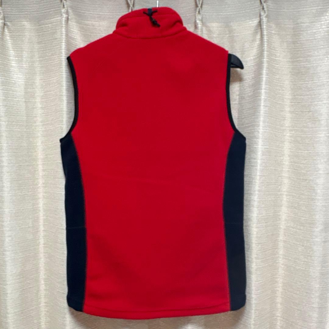 美品　RLX RALPHLAURENSPORTS ベスト　レッド　フリース　S