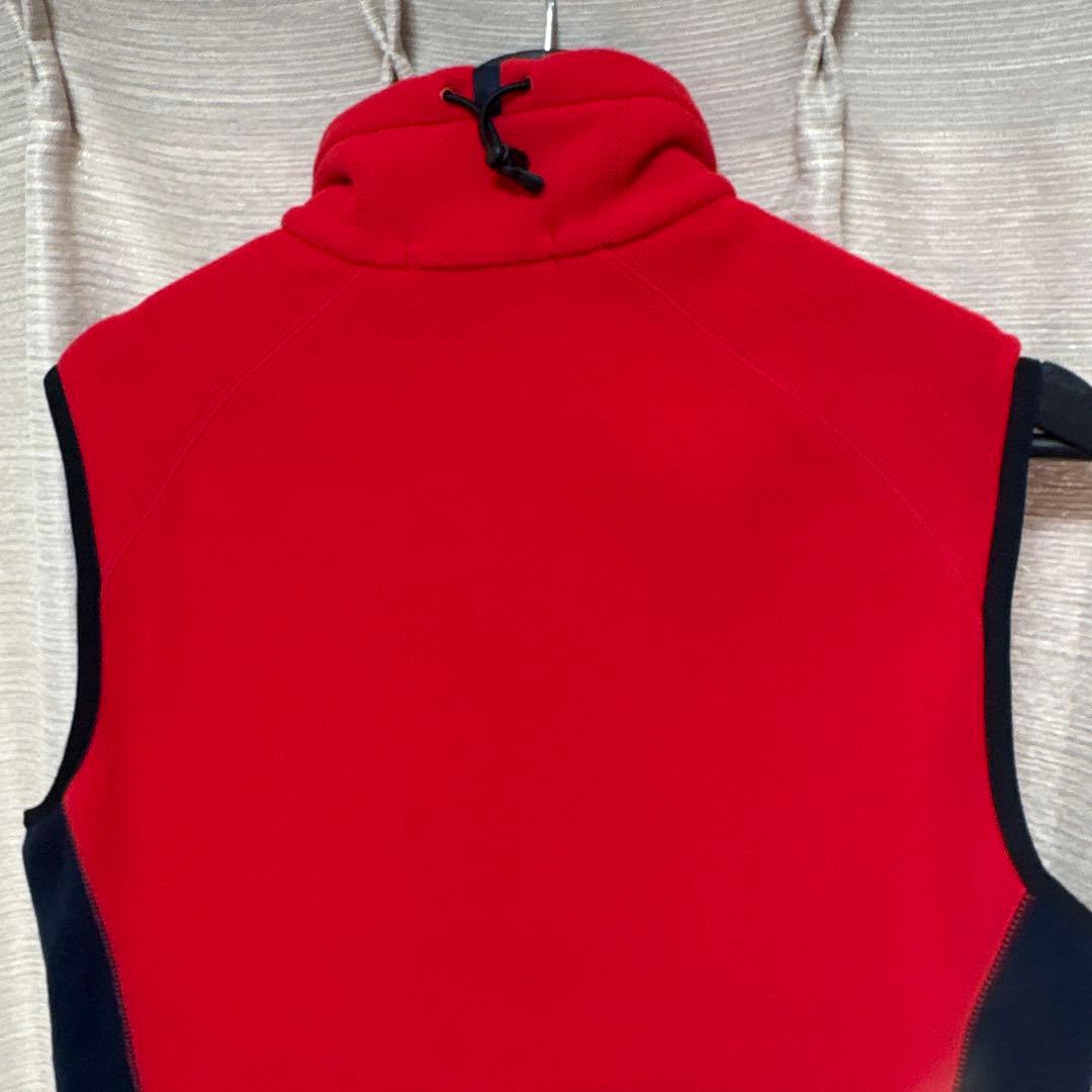 美品　RLX RALPHLAURENSPORTS ベスト　レッド　フリース　S