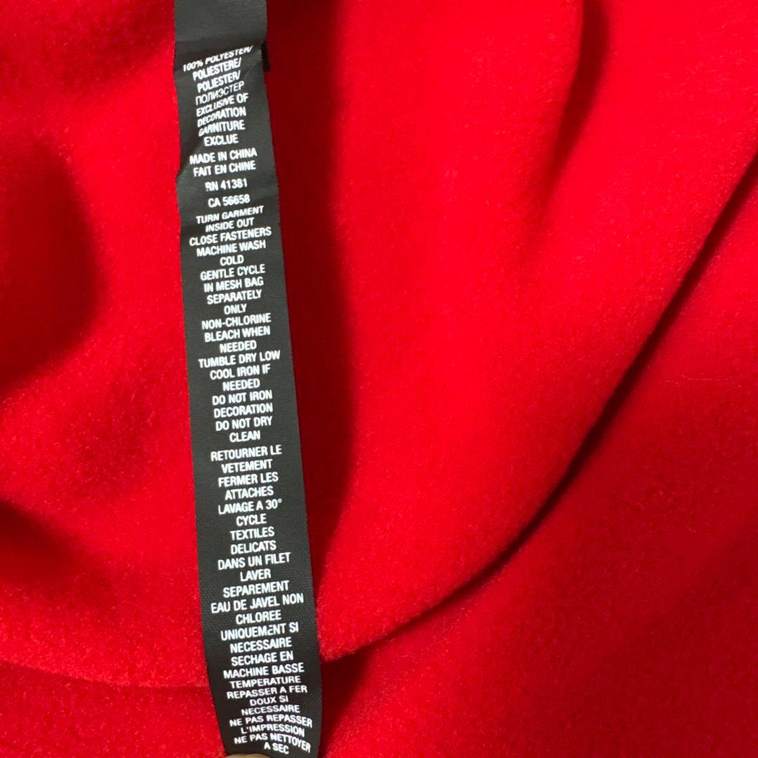 美品　RLX RALPHLAURENSPORTS ベスト　レッド　フリース　S