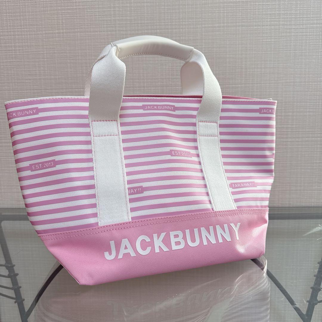 ジャックバニー カートバッグ ボーダー柄 ゴルフ トートバッグ 新品