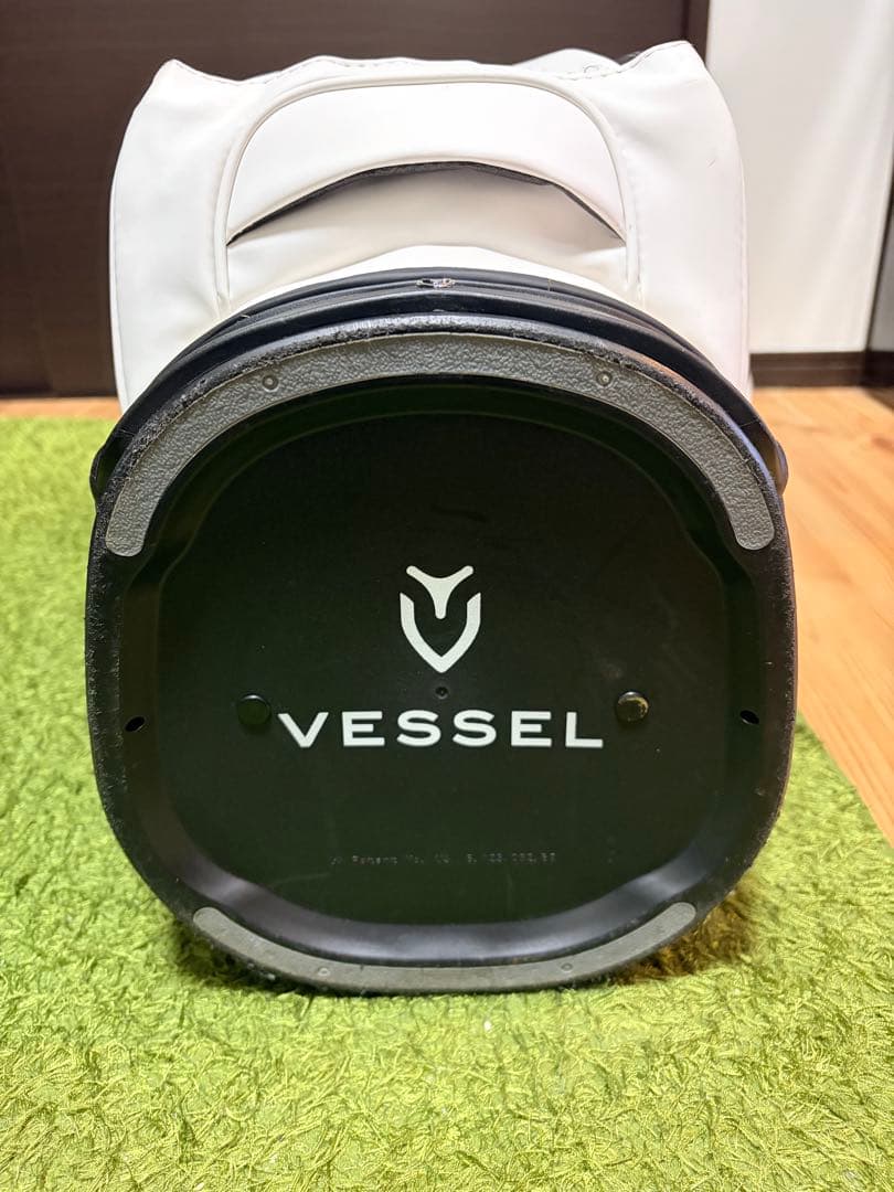 Vessel ゴルフキャディバッグ ネイビー/ホワイト