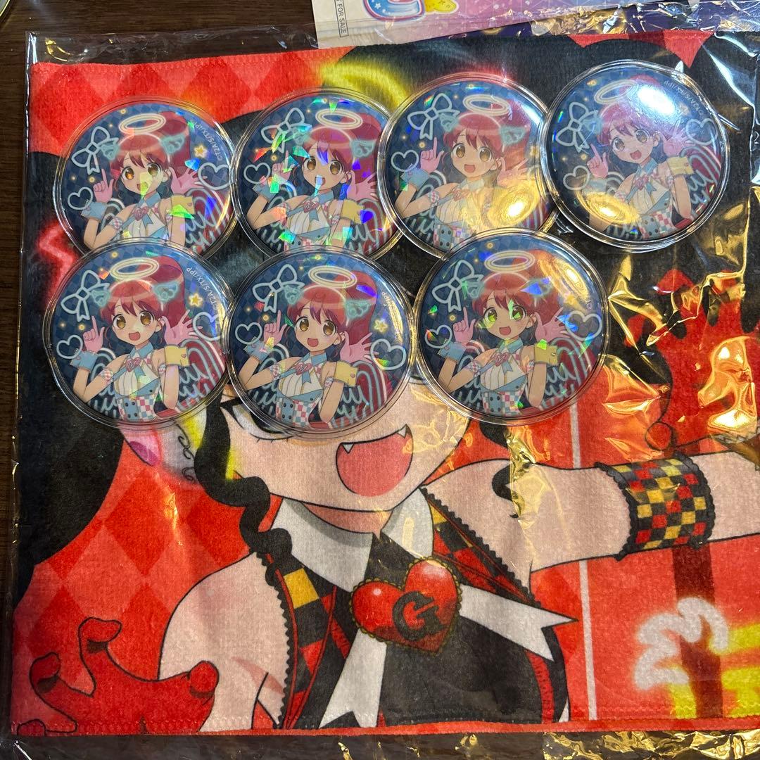 白玉みかん　缶バッチ　7個