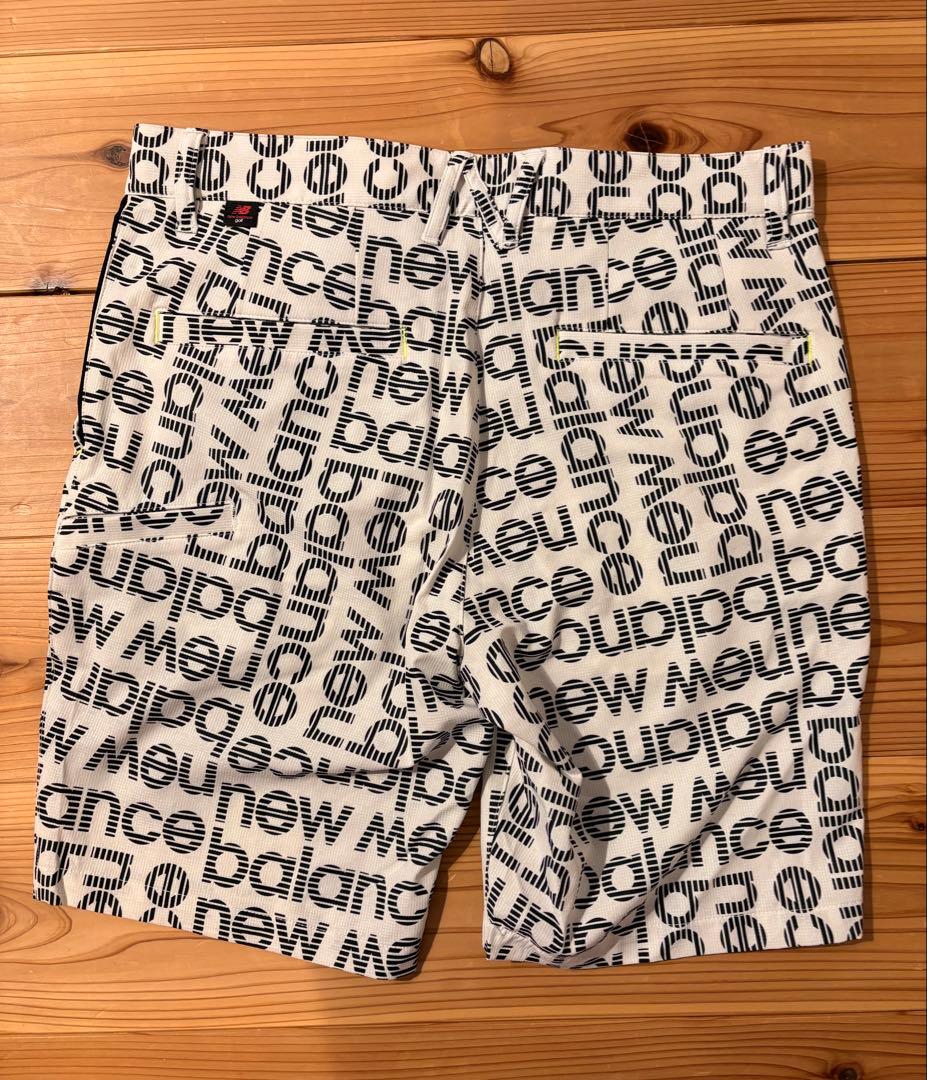 New Balance ゴルフパンツ 半ズボン　サイズ4 ホワイト/ブラック