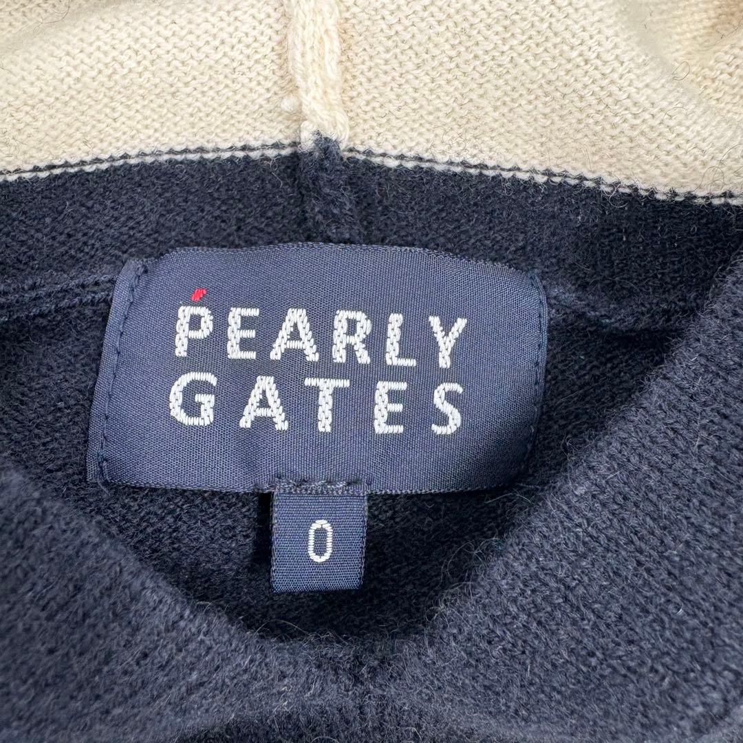 美品　パーリーゲイツ PEARLYGATESカシミヤ混 サイズ0 ニット548