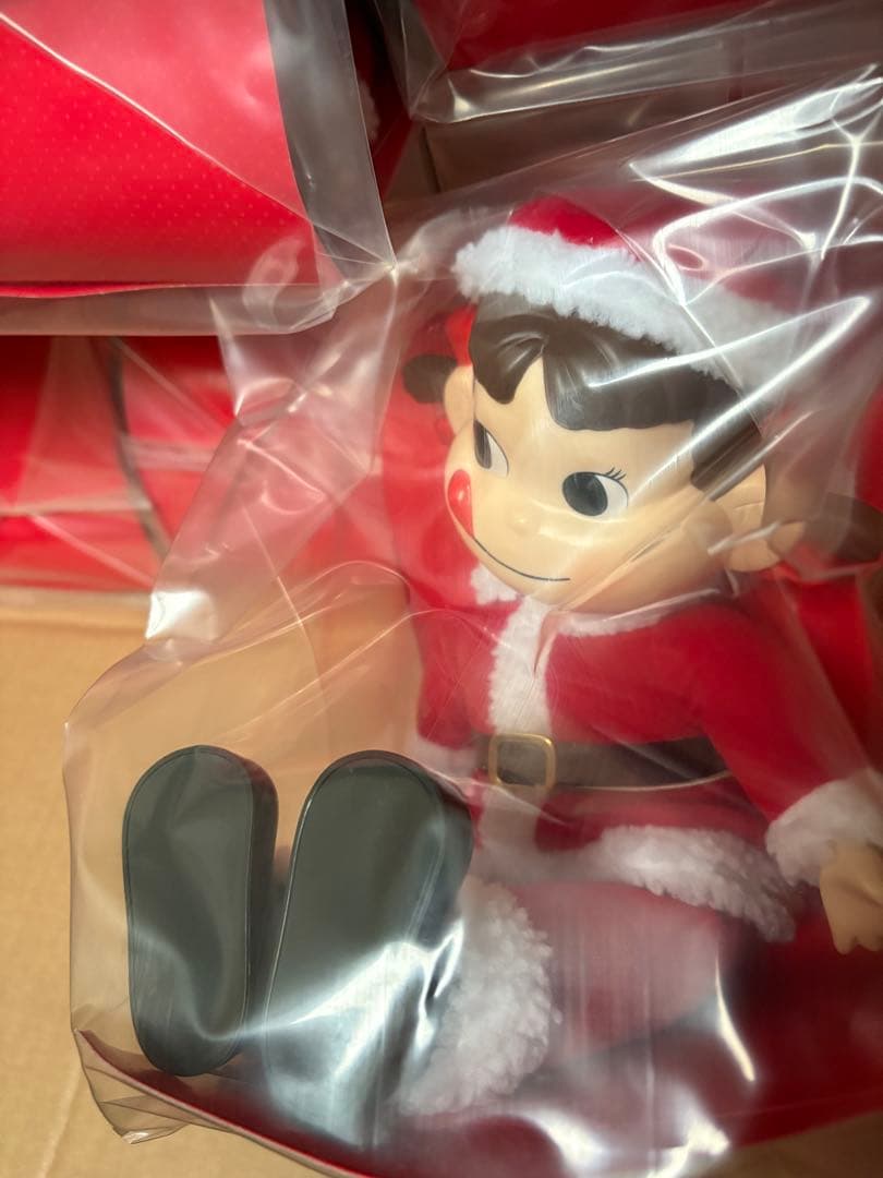 不二家　おすわり　ペコちゃん　サンタ編　クリスマス　12体セット　FUJIYA