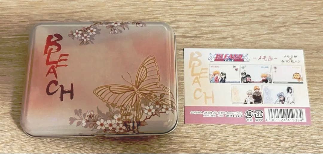 BLEACH メモ缶 地獄蝶 5柄×各10枚 超希少 未使用