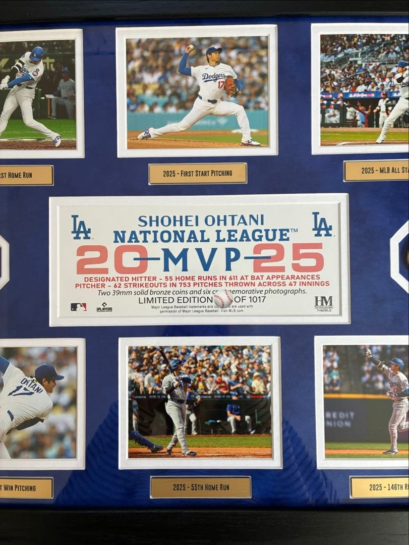 【新品】大谷翔平 2025 NL MVP 受賞記念 DXフォトミント