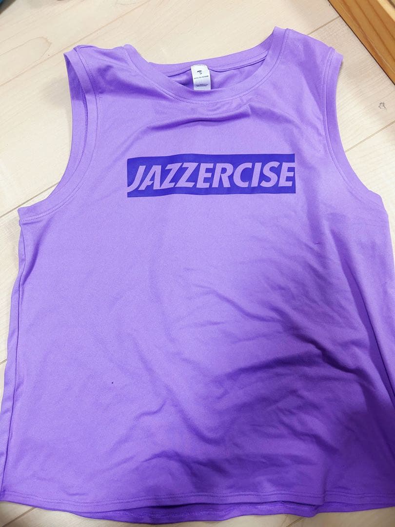 JAZZERCIZE パープル タンクトップ