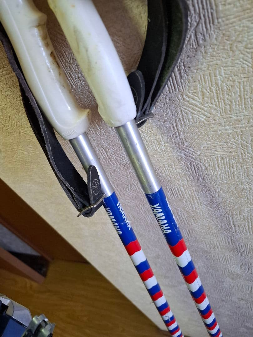 【希少/当時物】YAMAHA スキー板 185cm ＆ 純正袋・ストックセット