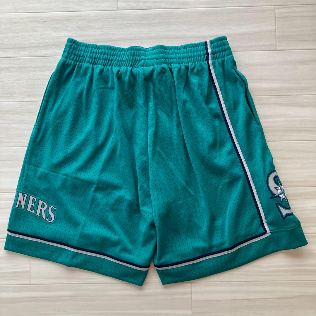 【新品】メジャーリーグ　MLB シアトル・マリナーズ　ハーフパンツ　バスパン