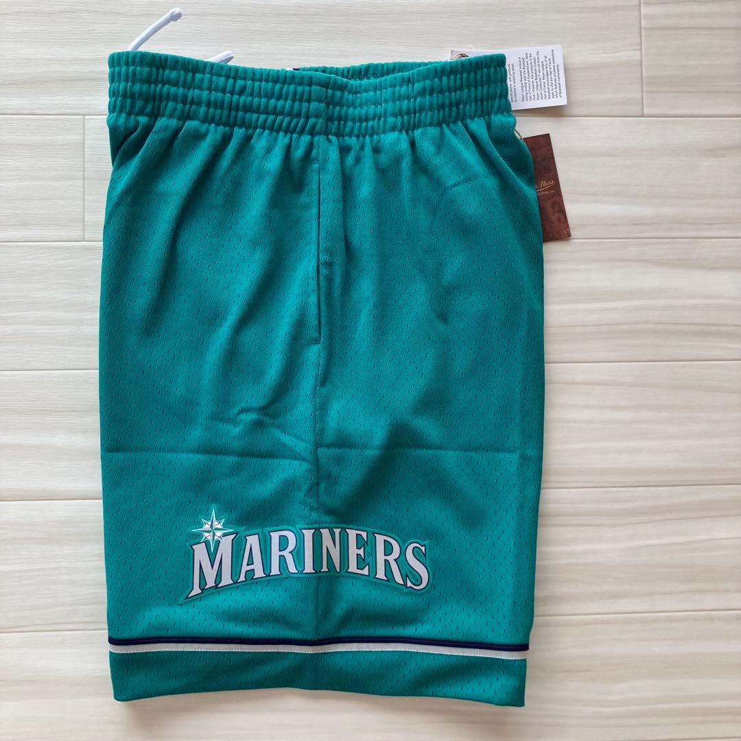 【新品】メジャーリーグ　MLB シアトル・マリナーズ　ハーフパンツ　バスパン