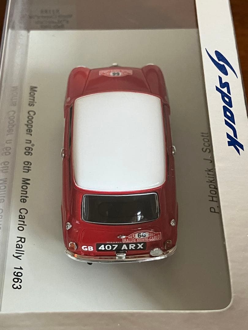 スパーク 1/43 モーリス クーパー #66 モンテカルロラリー 1963