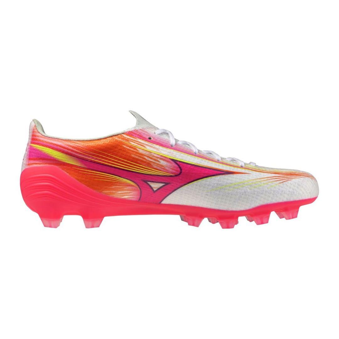 Mizuno サッカーシューズ ホワイト/ピンク/オレンジ