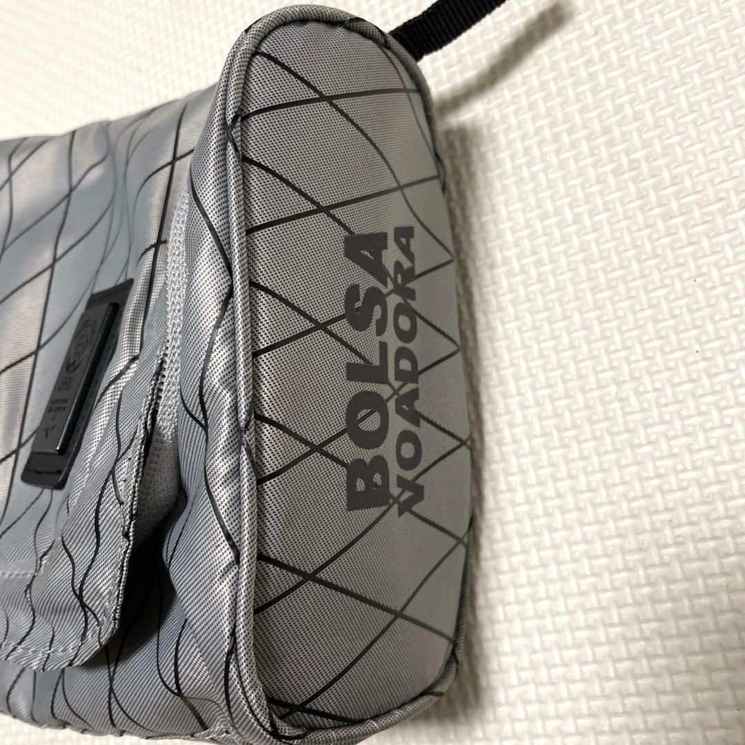 ミズノ　BOLSA VOADORA　ボルサヴォアドーラ　ポーチ　シルバー　ゴルフ
