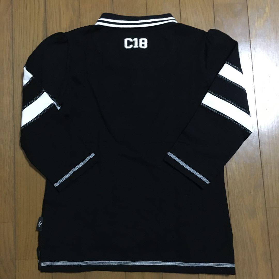 新品タグ付★キャロウェイ　ポロシャツ　五分袖　レディースＳ　ブラック×ボーダー