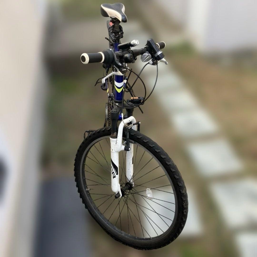 IDOR 26インチ ロードバイク 青/黄色