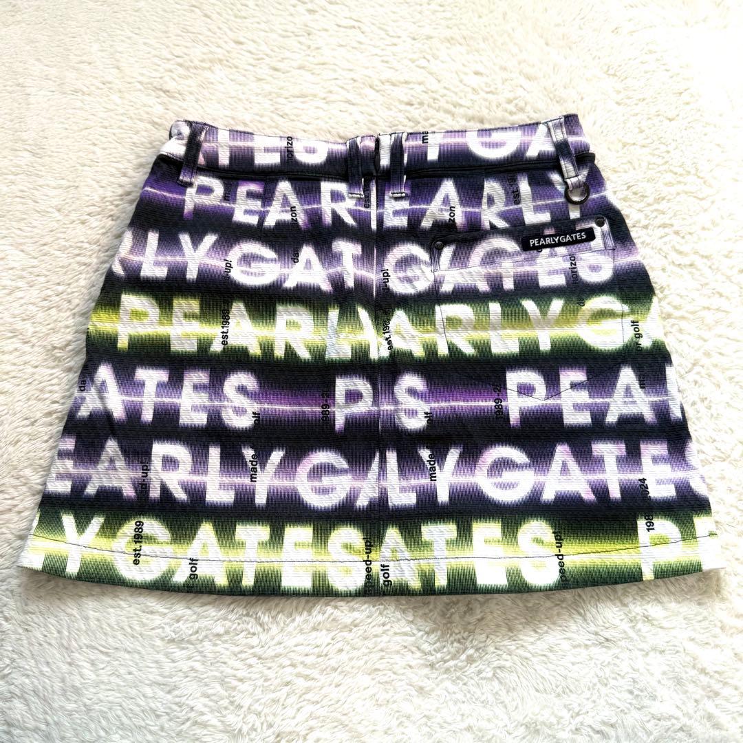 PEARLY GATES 24年 セットアップ ポロシャツスカート グラデロゴ