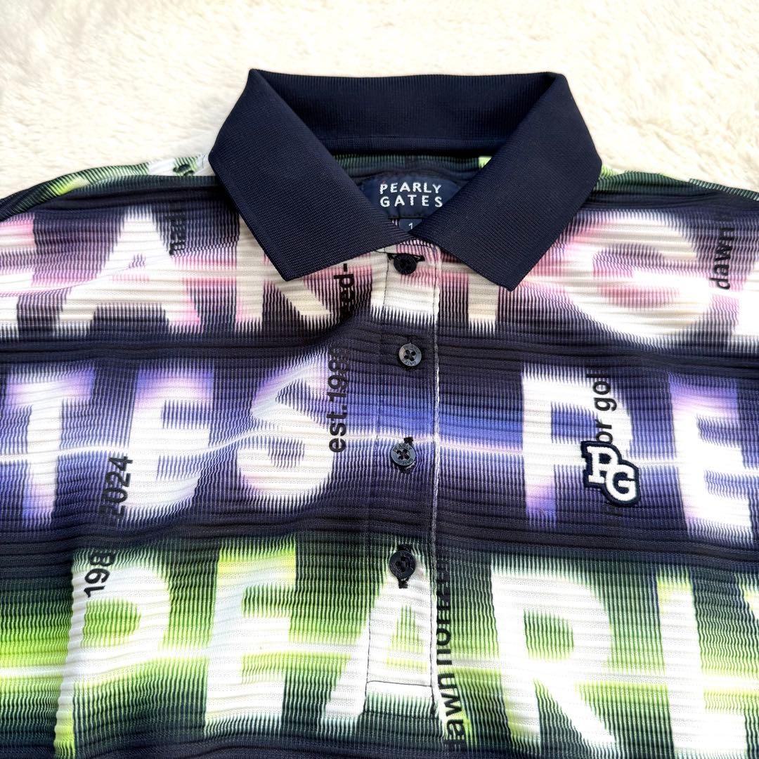 PEARLY GATES 24年 セットアップ ポロシャツスカート グラデロゴ
