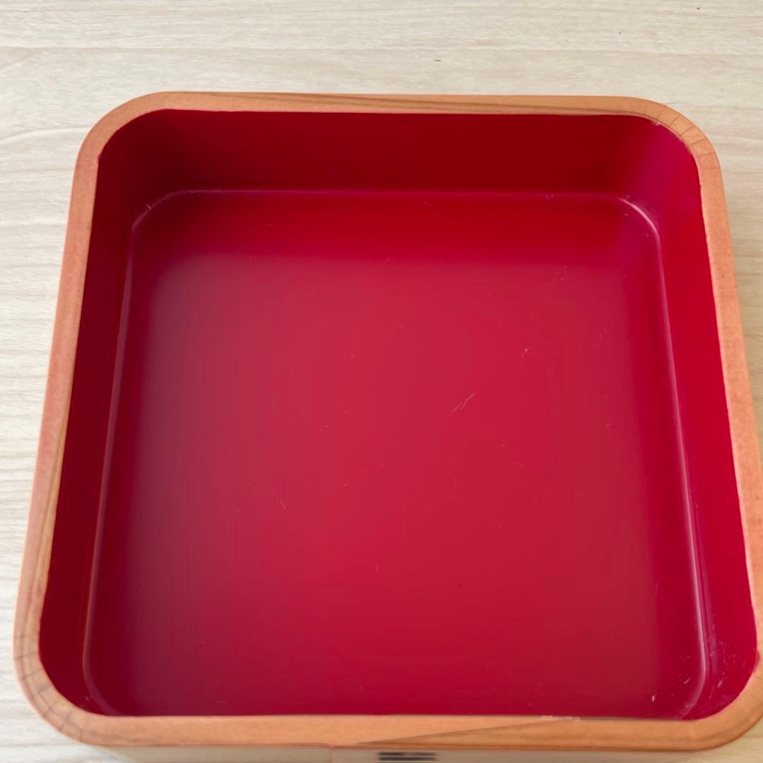 【新品未使用】曲げわっぱ 弁当箱 小物入 皿 天然木 秋田杉 伝統工芸品