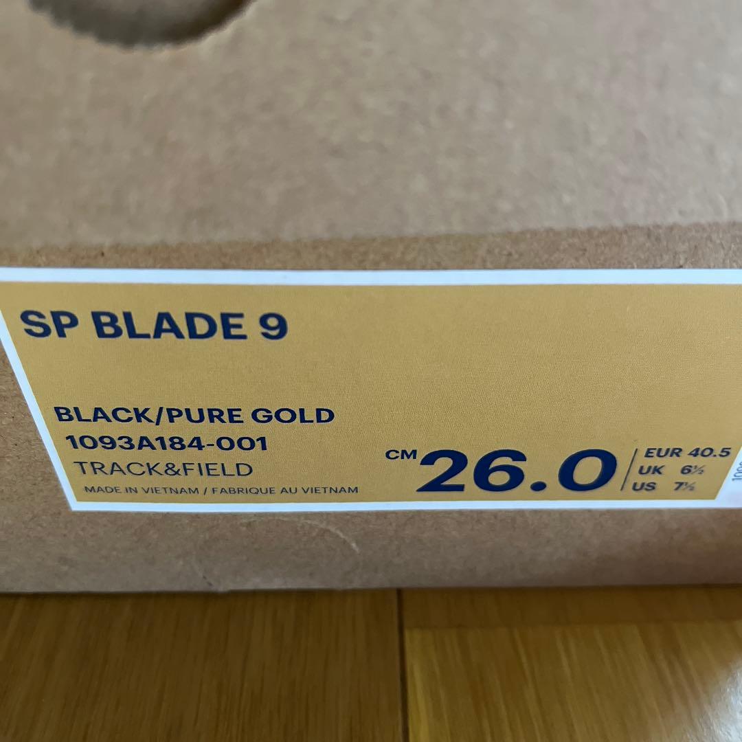 アシックス陸上スパイク　SP BLADE 9 26cm