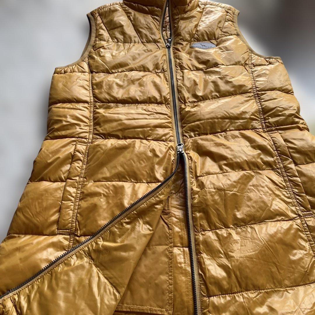 ADA B.T. 黄色キルティングダウンベスト