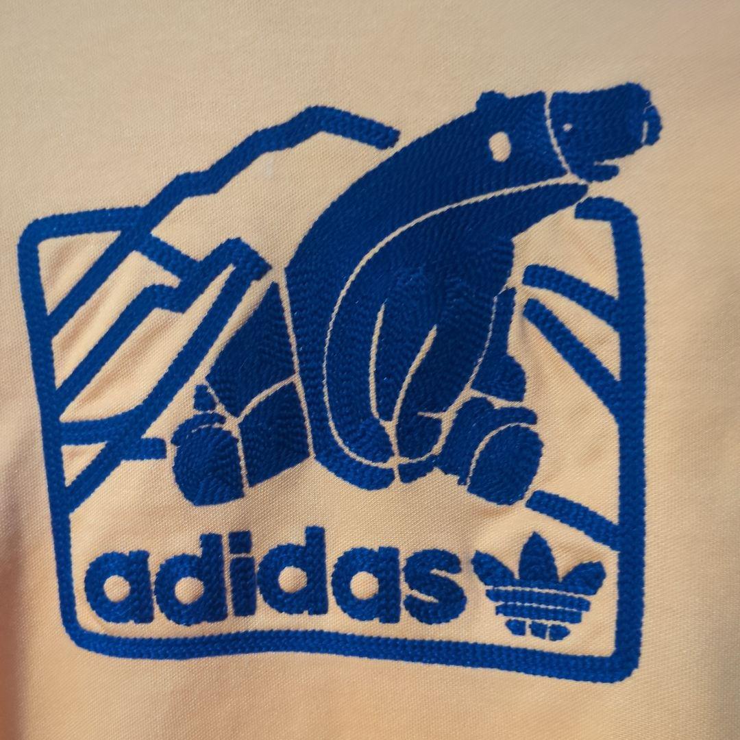adidas イエロー ジャージジャケット M