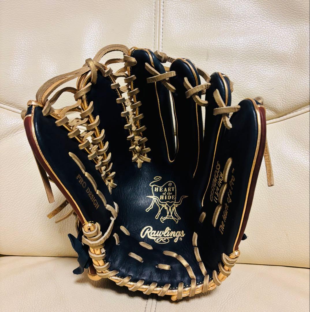 ローリングス 軟式オールラウンド用　MLBモデル　型付け済み