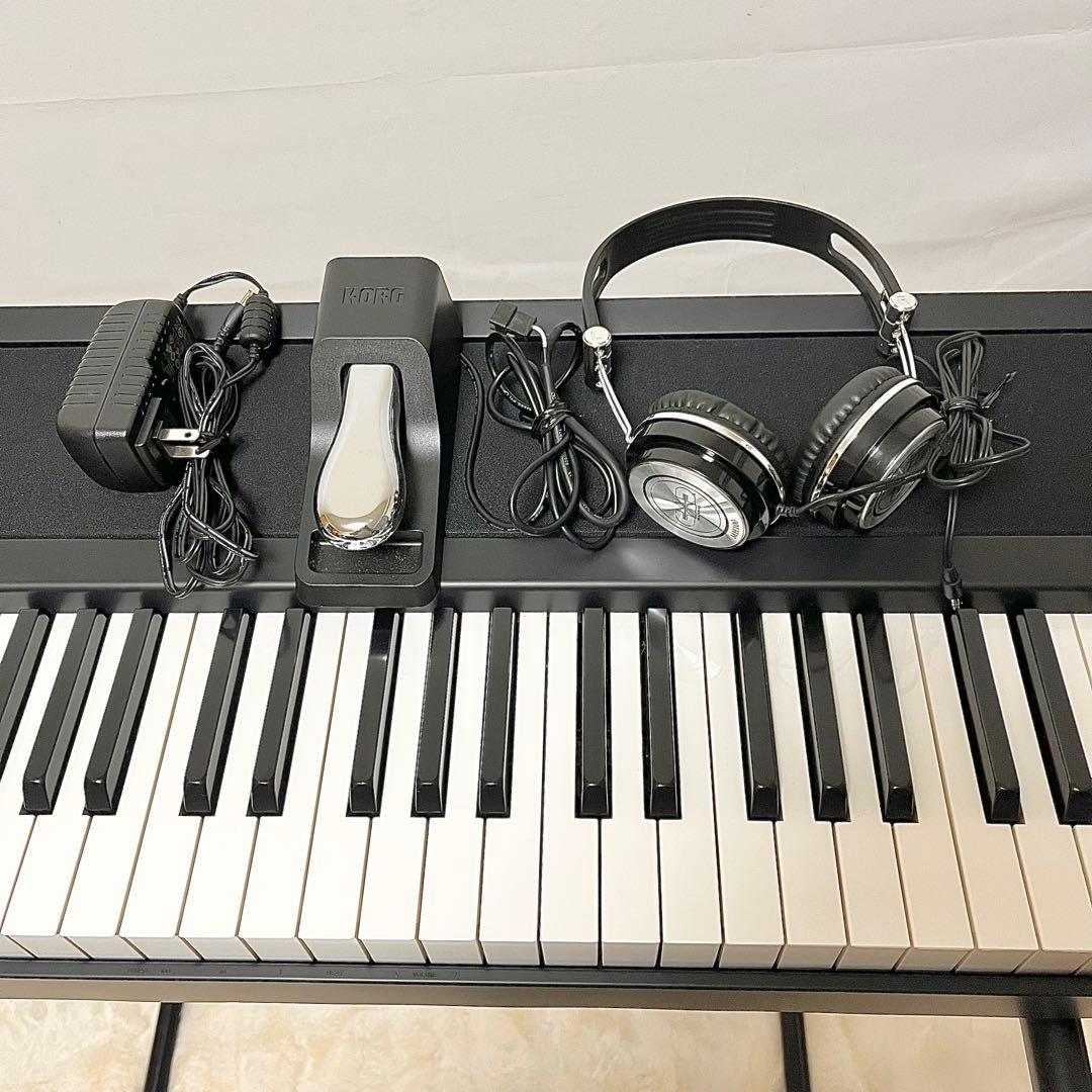 【美品】 KORG B1 電子ピアノ 88鍵 スタンド付 動作良好