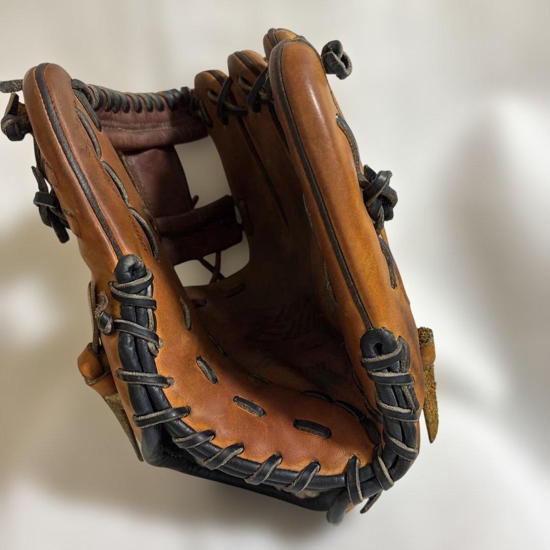 Mizuno ブラウンレザーグローブ 右手用