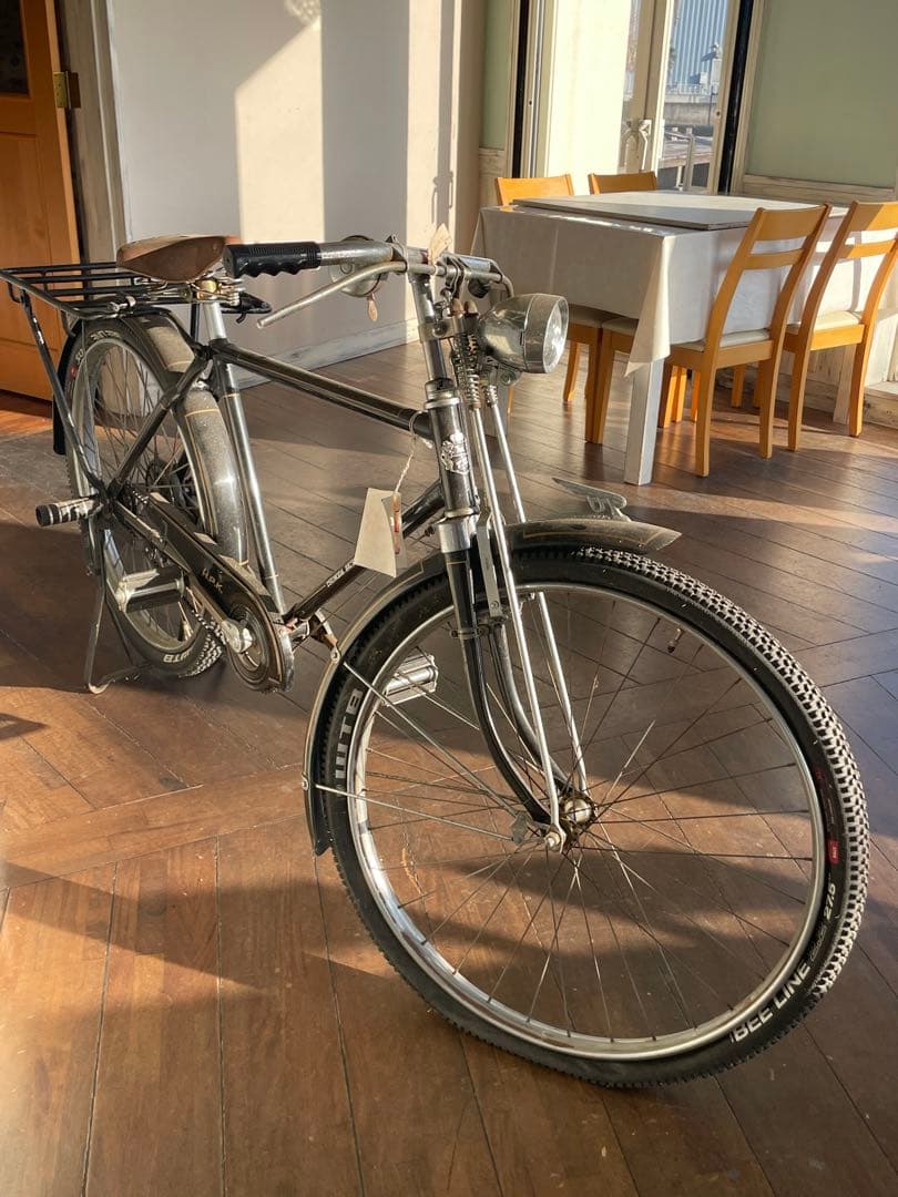 昭和　レトロ自転車　ツノダ実用車