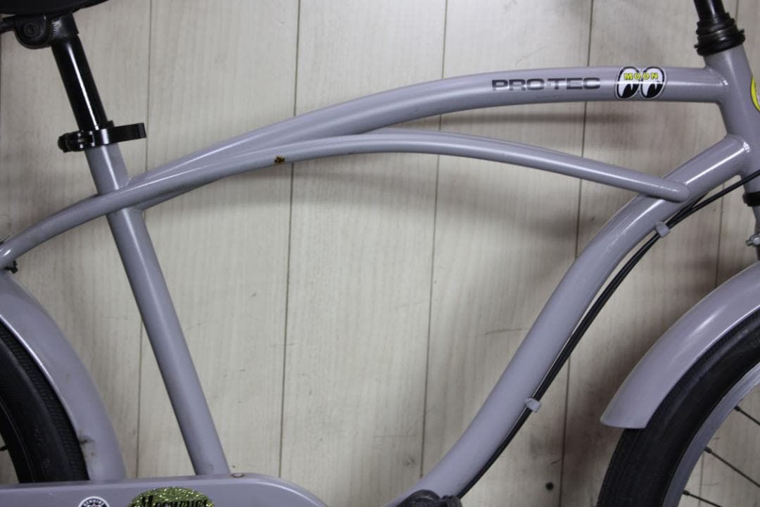 プロテックpro-tec 24インチ　シマノ6速 410mm ビーチクルーザー