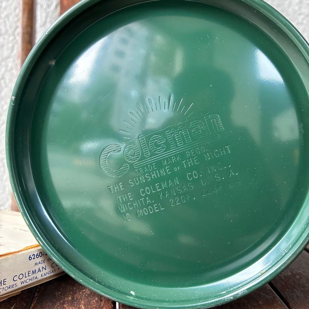 箱付き美品！60s Colemanコールマン220F ランタンUSAヴィンテージ