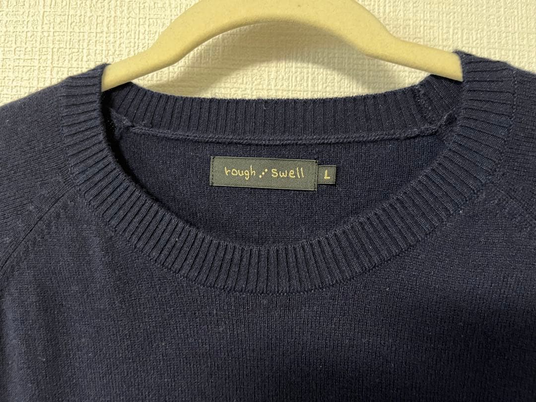 ☆レア☆ラフ&スウェル　GOLFER? 刺繍 ダークネイビー セーター　L