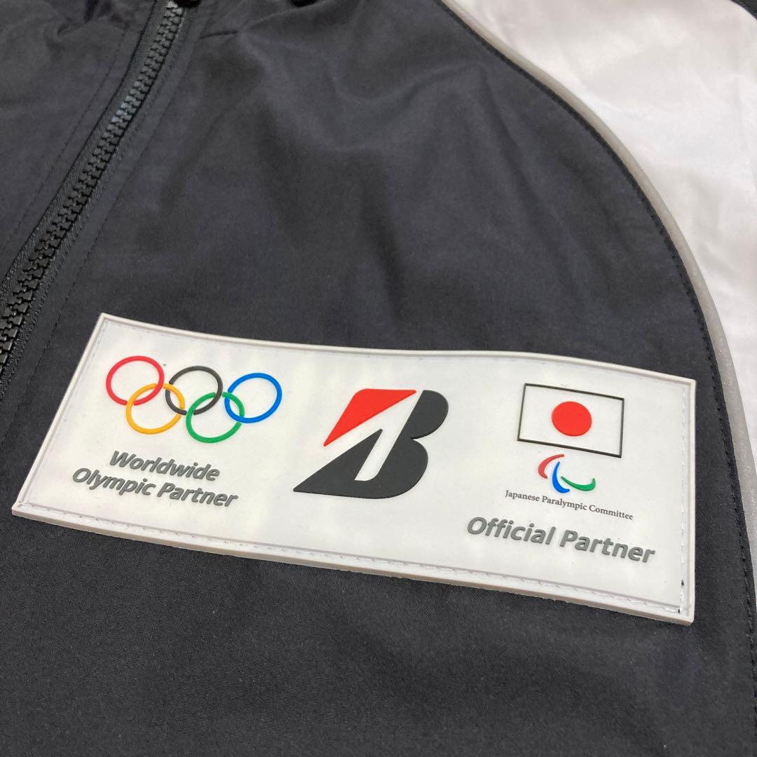 【美品】【レア】ブリヂストン オリンピック 防風 ゴルフ ジャケット Mメンズ