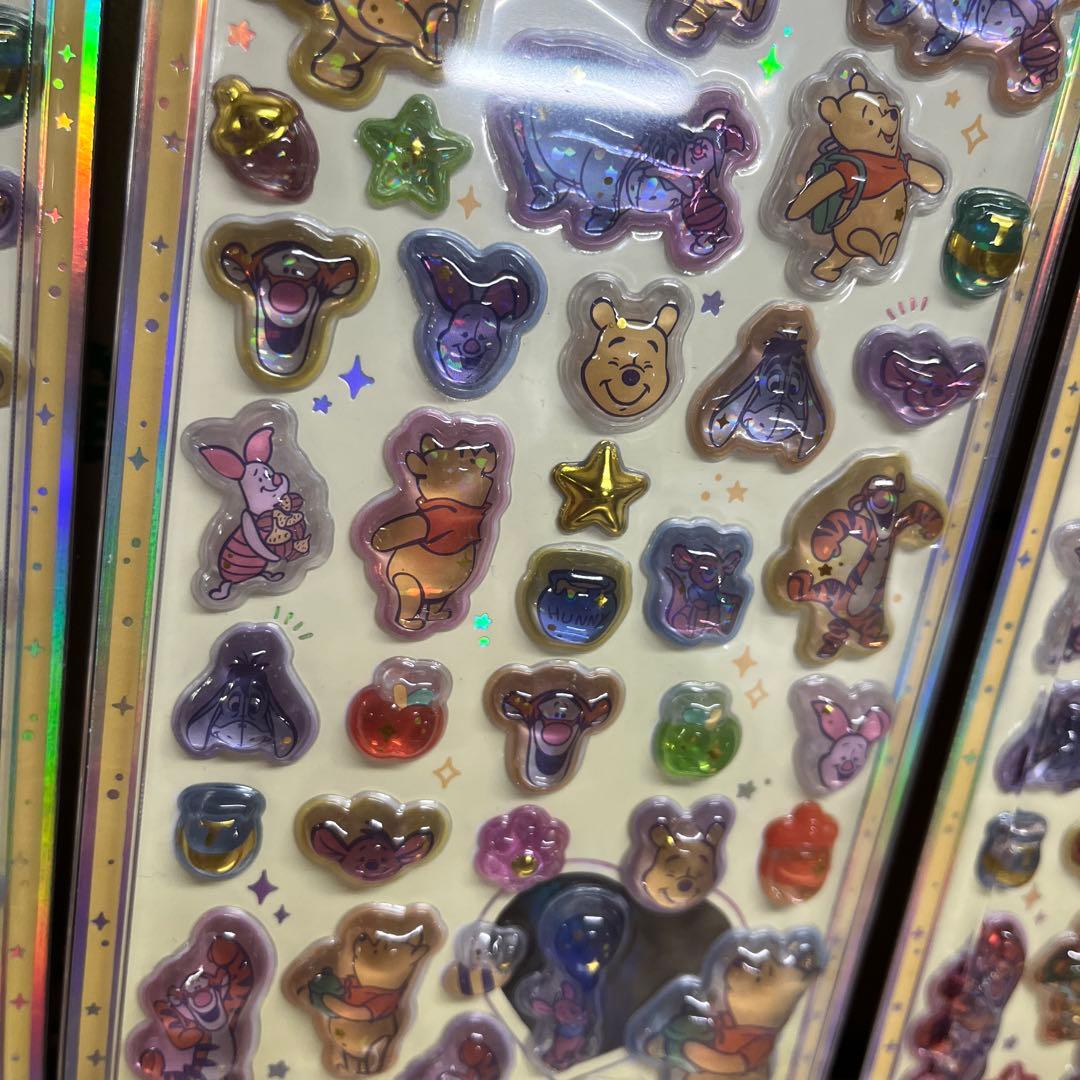 正規品 新品 うるちゅるポップシール くまのプーさん×10枚　まとめ売り♪
