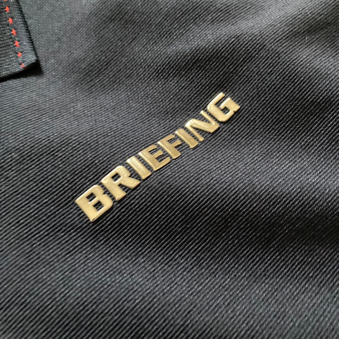 ★ブリーフィング　BRIEFING ネイビー ポロシャツ　Mサイズ　美品‼️