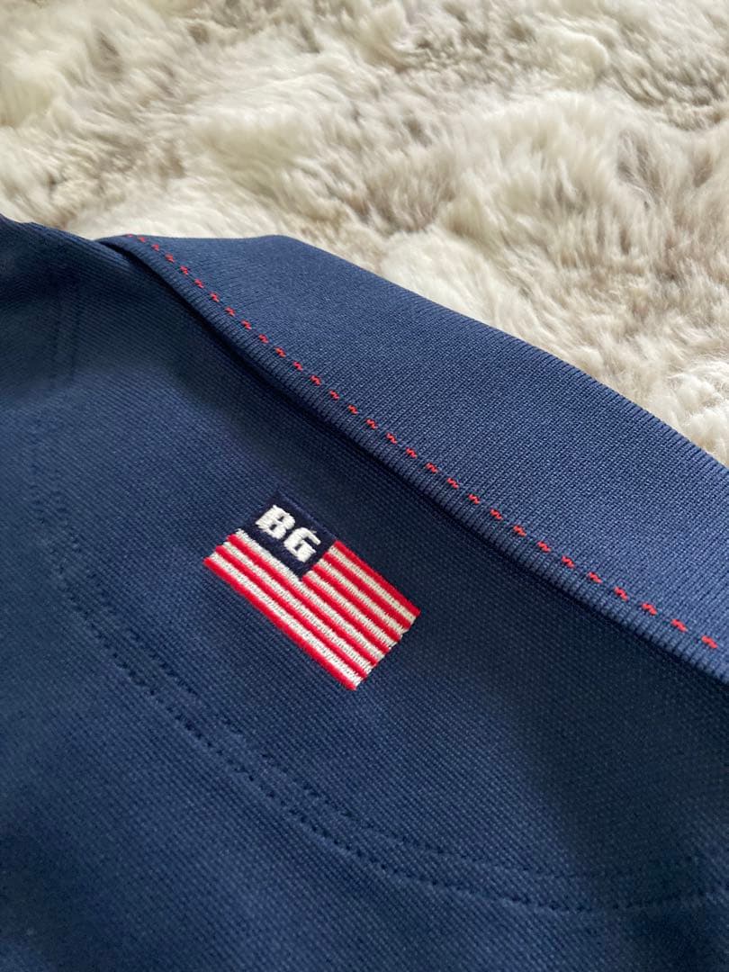 ★ブリーフィング　BRIEFING ネイビー ポロシャツ　Mサイズ　美品‼️