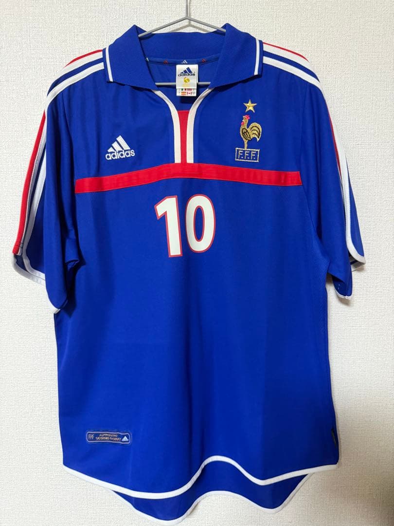 2000-02 フランス代表　ジダン　ユニフォーム