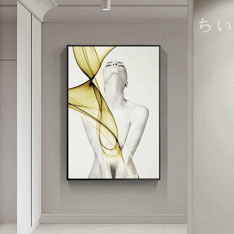 玄関ベッドルームの装飾北欧近代的な抽象絵画の高級ボディアート壁画