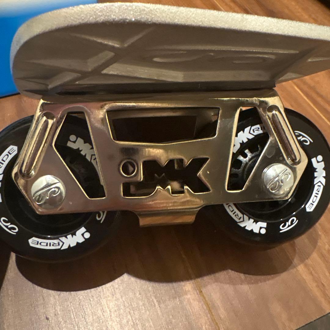 【美品】JMK RIDE JMKスケート ホワイト系　モノクローム
