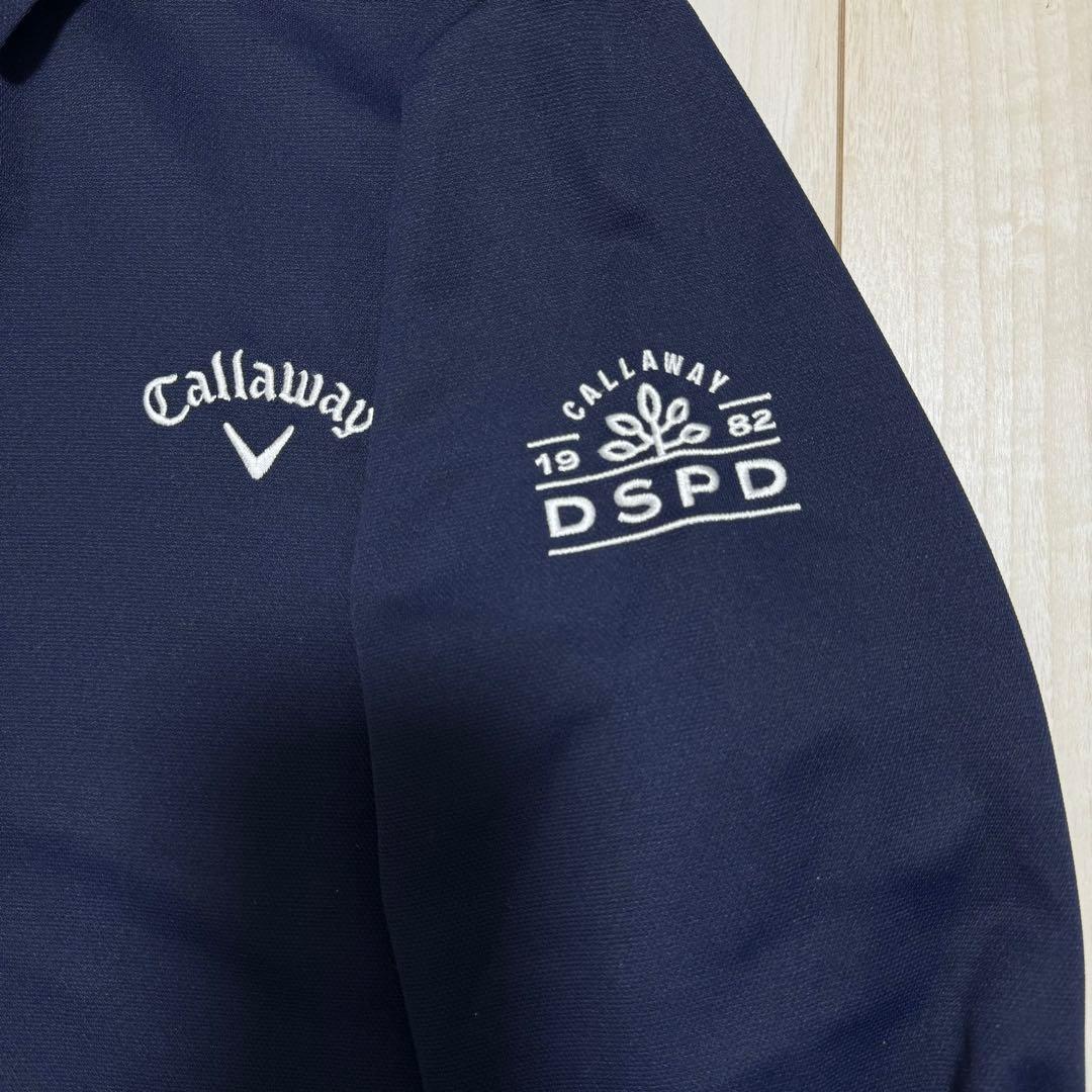 【美品】Callawayキャロウェイ ゴルフ 長袖 ポロシャツ メンズ