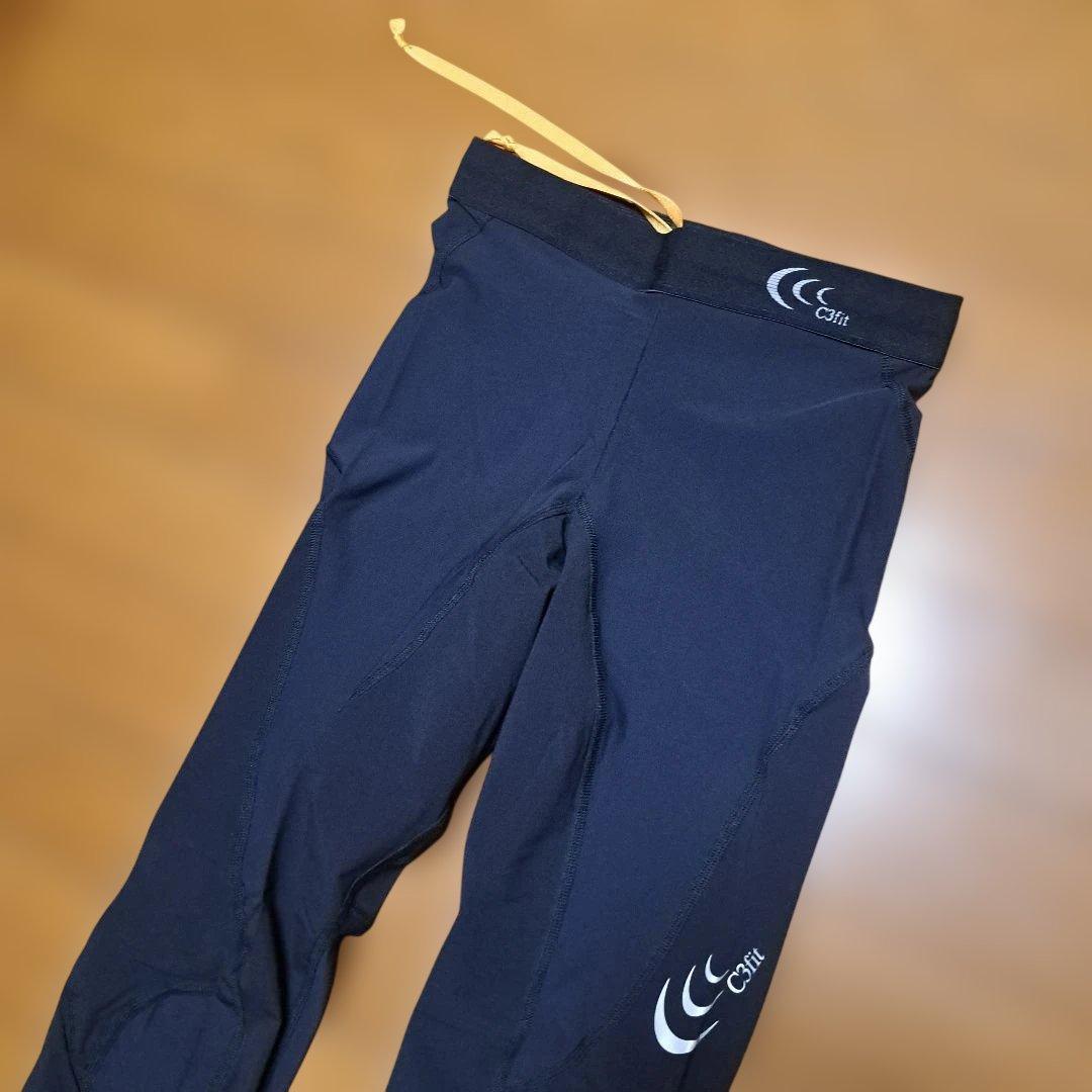 【美品】C3fit インパクトエアーロングタイツ ランニング登山 レディース L