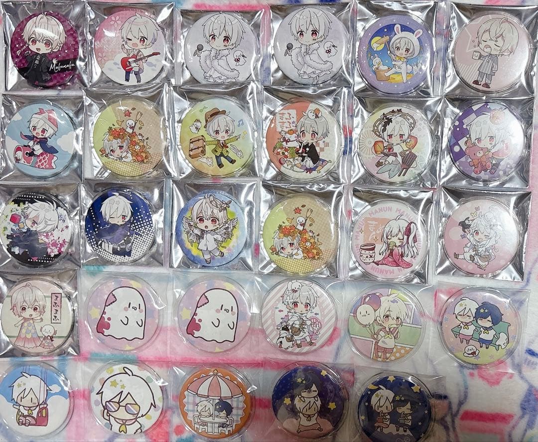 まふまふ 缶バッジ まとめ売り 90点 おまけ付き