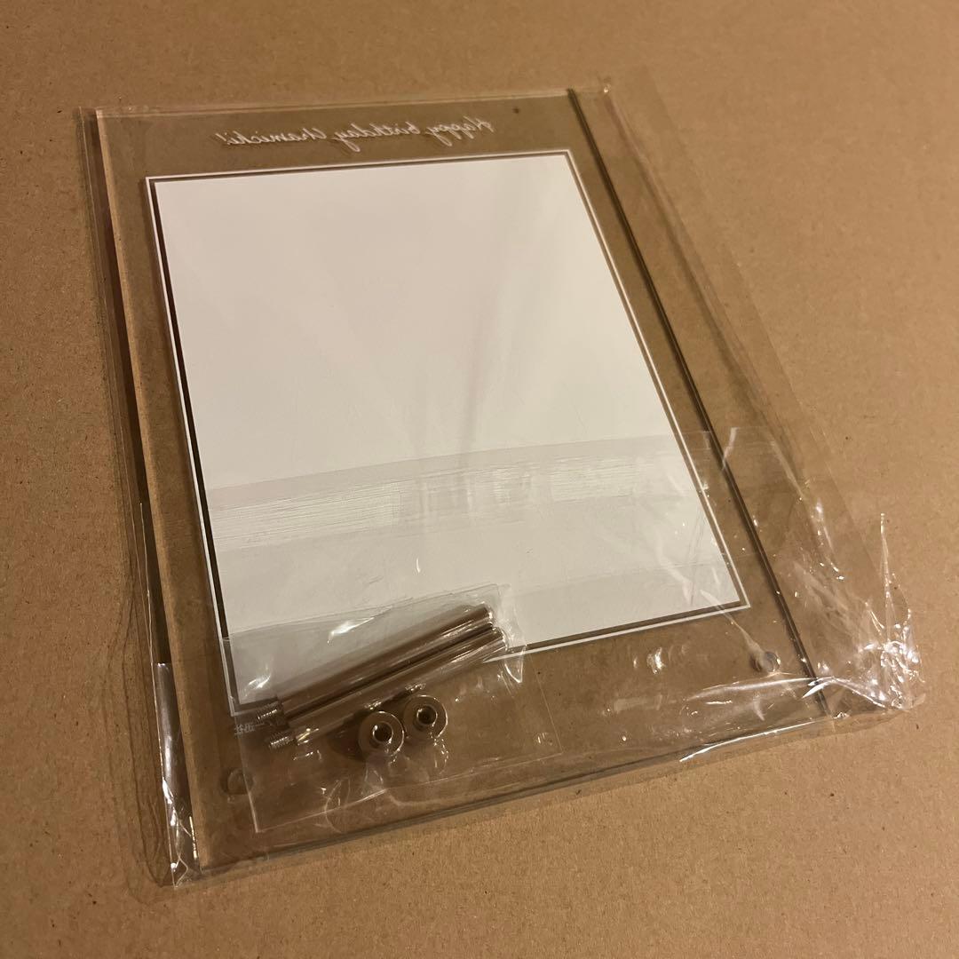 最安値ラス1 うらみちお兄さん ハッピーバースデー裏道 アクリルボード 表田裏道
